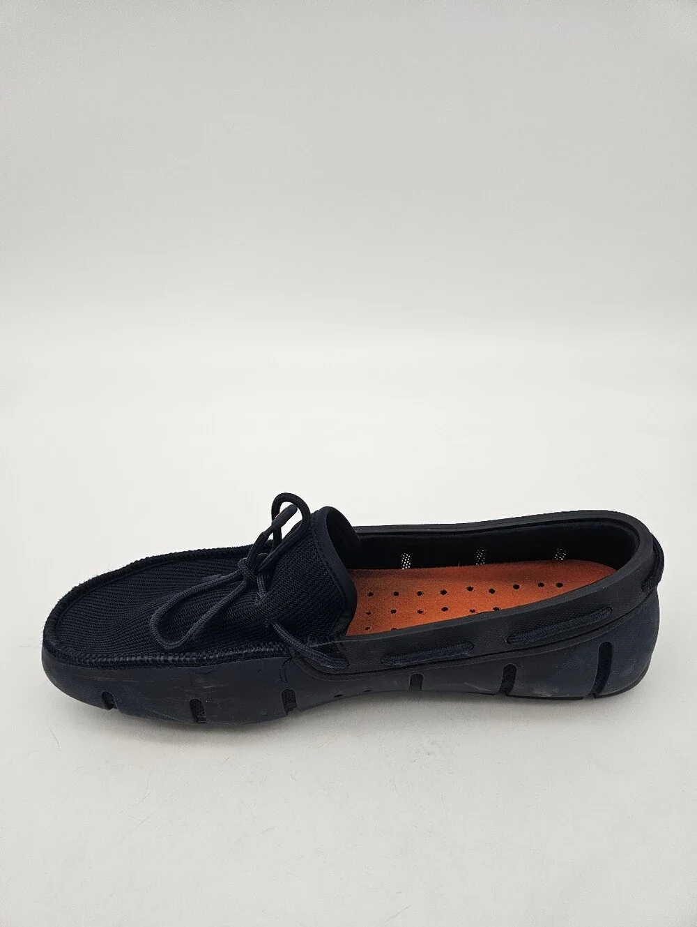 SWIMS Braided Lace Loafer Water Boat Shoes Mens 10 Navy Blue Preppy 21284-578